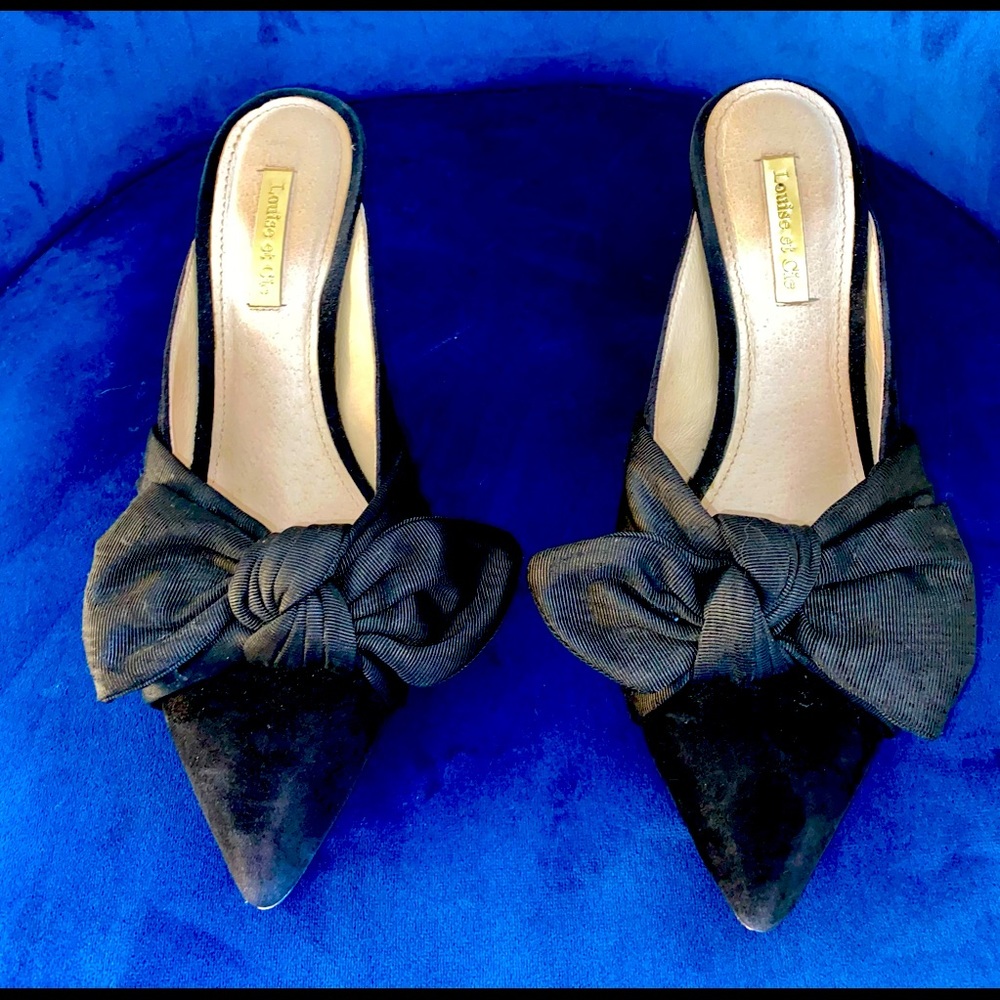 Louise et Cie Mule heels with Bow Size 7.5
